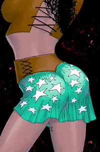 Illustration for article titled Wonder Woman's ass, Green Lantern's package